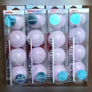 4 Pack Onyx Lavender Soothing Foot Fizzers